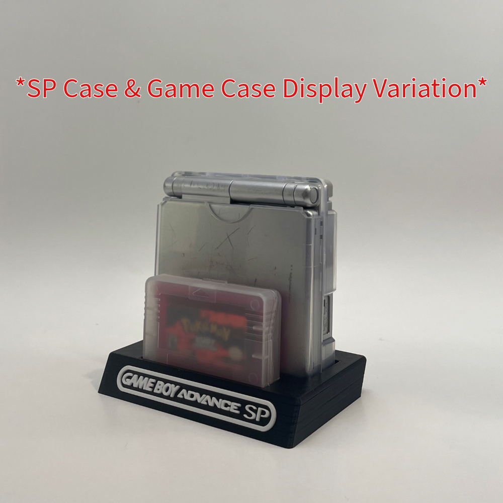 Game Boy Advance SP with Case & Game in Case DISPLAY ONLY (Customize Colors)