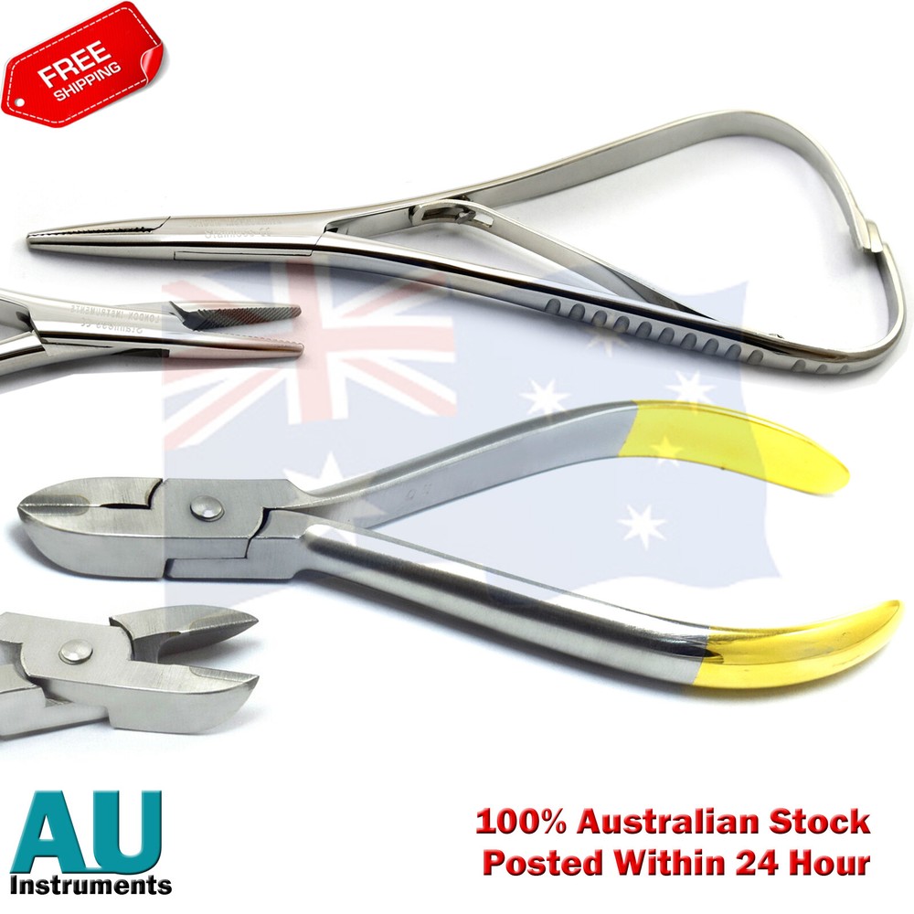 Orthodontics Ligature Kit Instruments Bracket Hard Wire TC Cutter