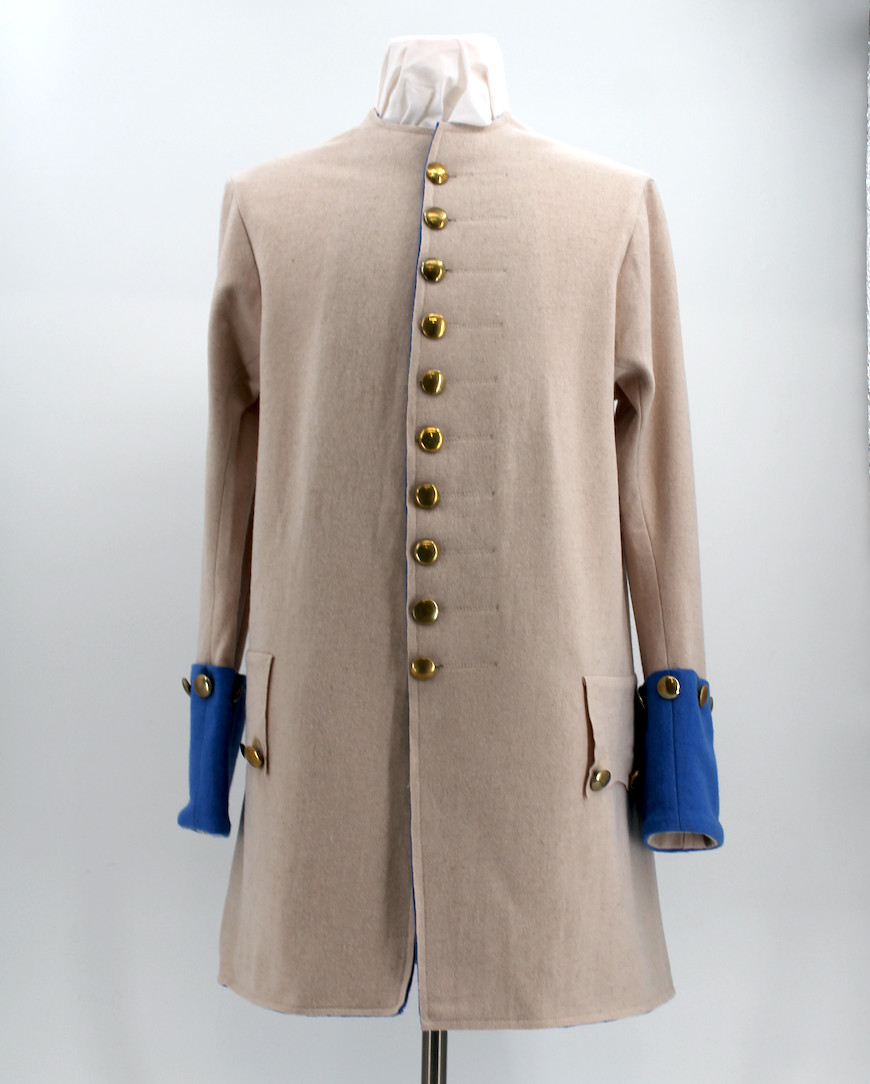 French Justaucorps Coat - French & Indian War - Size 46