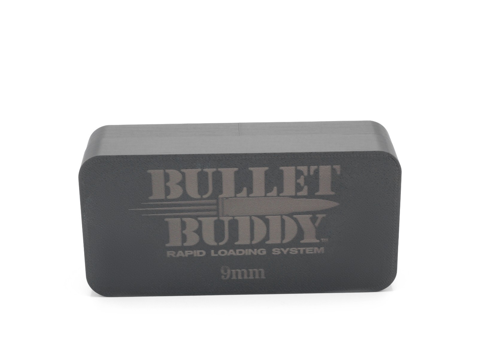 Bullet Buddy 9mm Ammunition Case — Ammo Organizer — Durable ABS — Made in USA