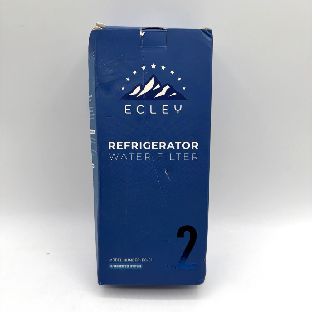 Ecley 2 Pack Refrigerator Water Filter EC-01