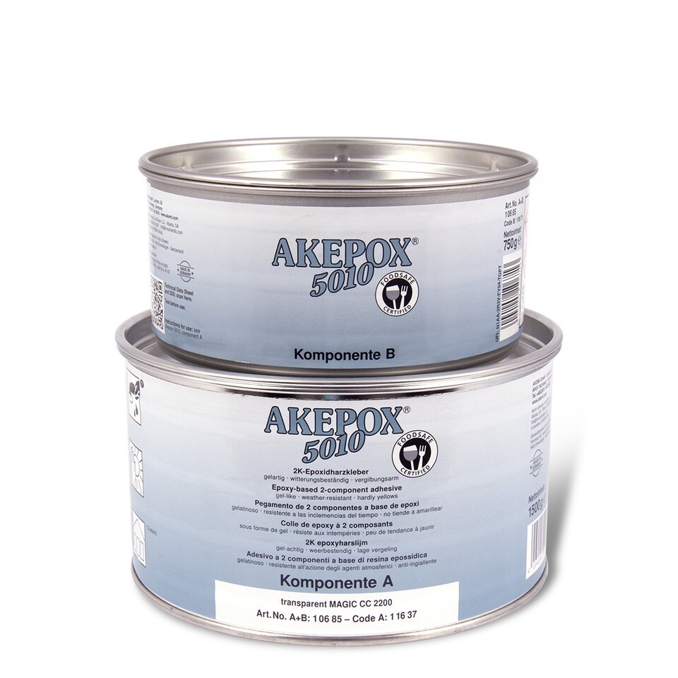 Akemi Akepox 5010 Knife-Grade Epoxy Adhesive - 2.25 KG