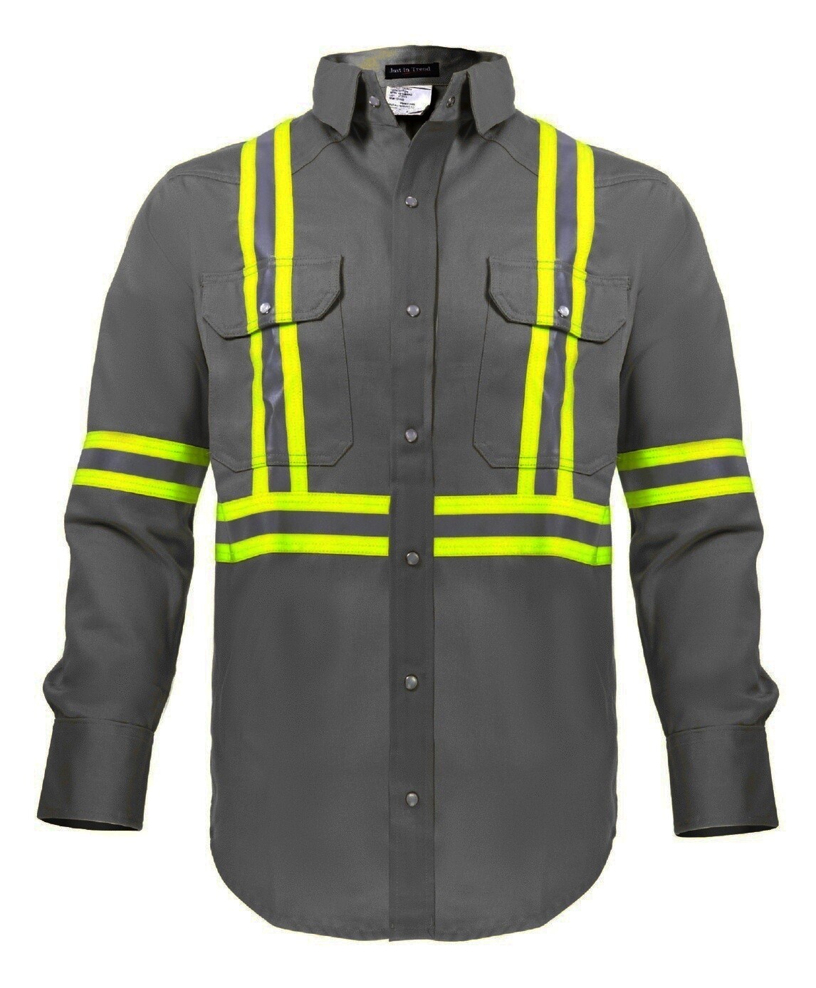 Flame Resistant FR High Visibility Lightweight Work Shirt