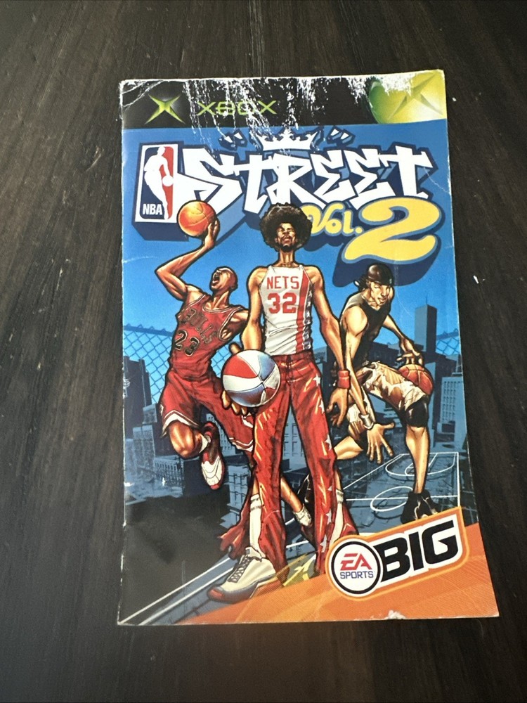 XBOX Manual Only NBA Streer Vol. 2