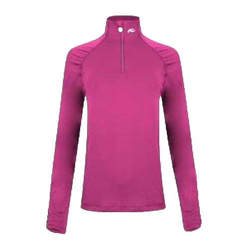 $200 KJUS Women's Noras Cooling Half Zip Top -Fuchsia - 38/Medium-New With Tags