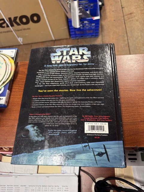 Star Wars D6 Second Edition Revised & Expanded Core Rulebook HC WEG RPG