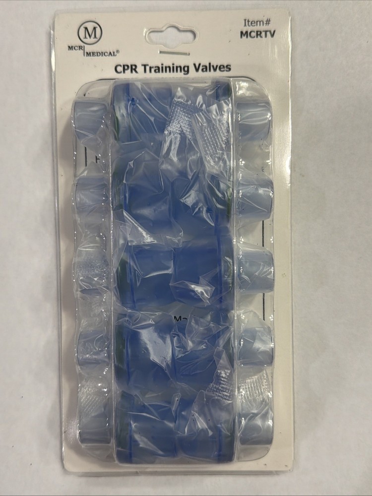 CPR Training Valves 10 Pack Individually Wrapped for Practice MCRTV