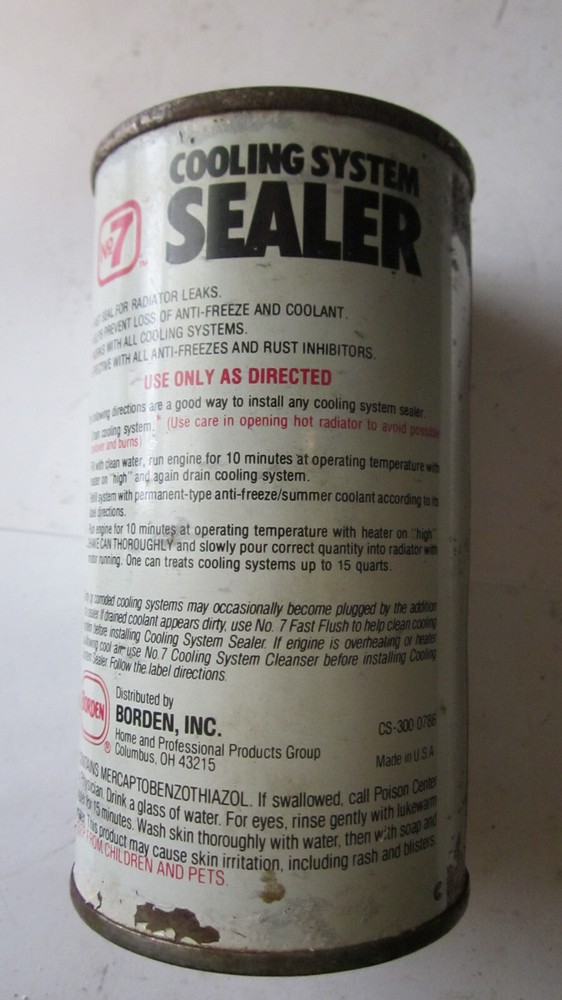 NO. 7 COOLING SYSTEM SEALER 11 oz CAN-UNOPENED