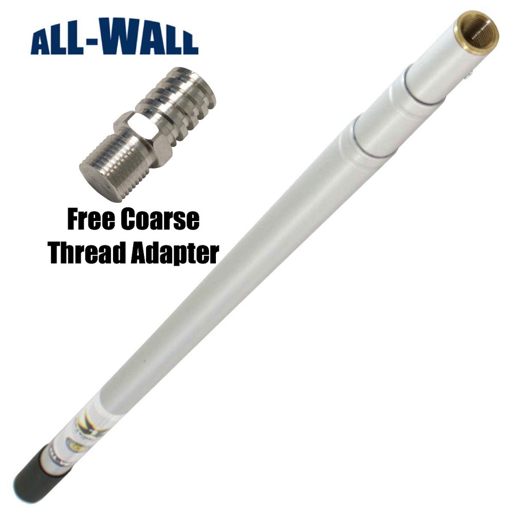 3’-8’ Extendable Drywall Corner Roller Handle with Free Coarse Thread Adapter