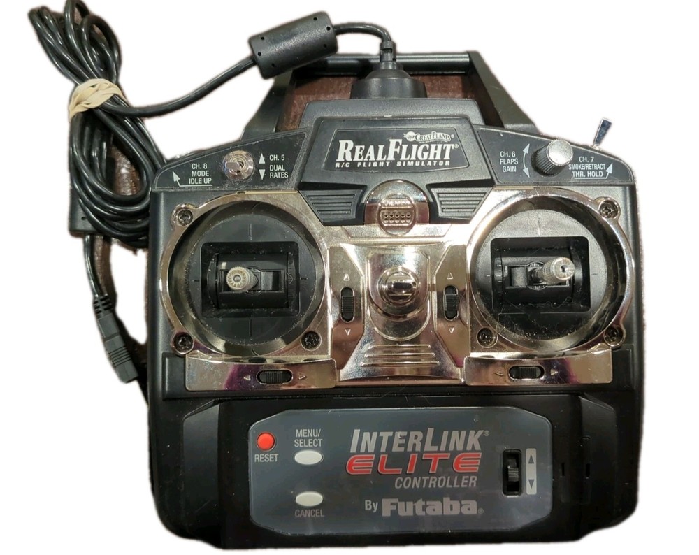 Futaba Great Planes RC RealFlight Simulator InterLink EliteController Not Tested