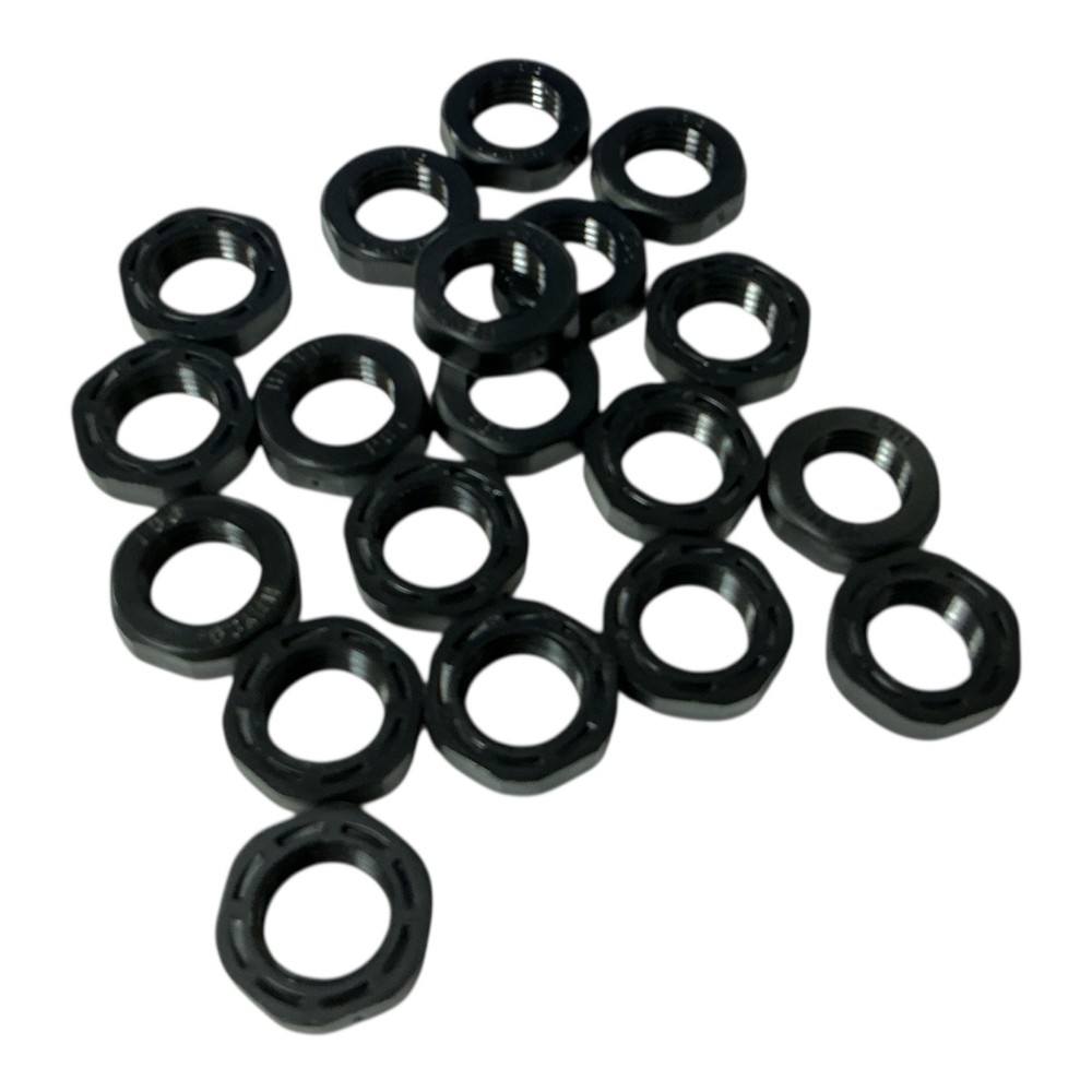 HEYCO PG-7 LOCK NUTS - 20 PCS for PG-7 Threaded Cable Glands