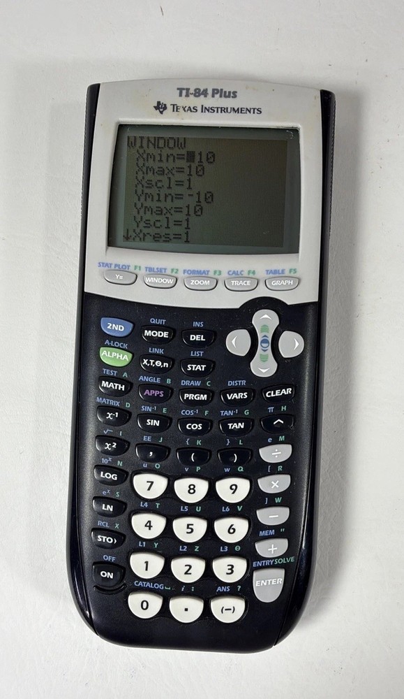 Texas Instruments TI-84 Plus Graphing Calculator LCD Programmable w/Cover Tested