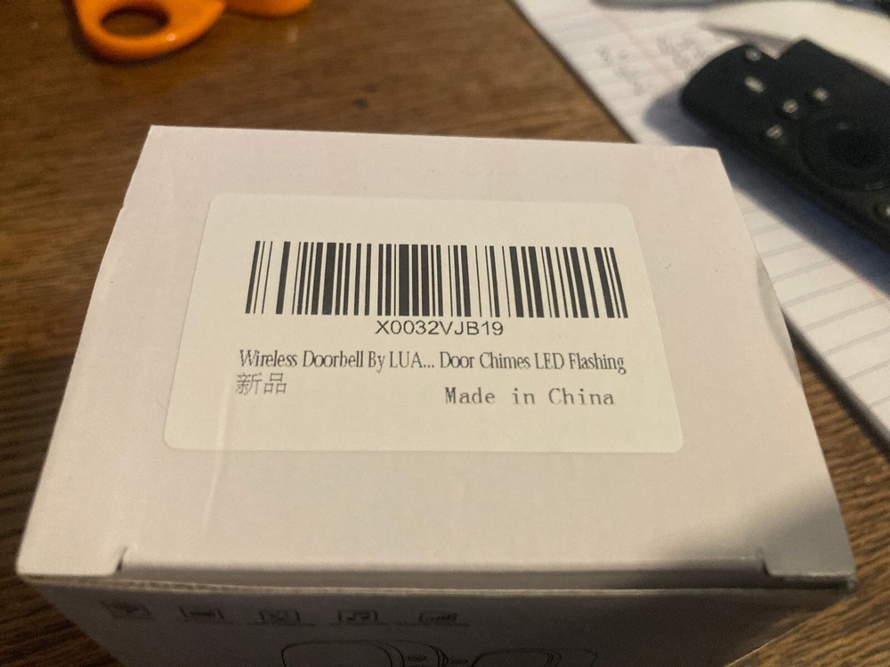 Wireless Doorbell Chime Waterproof Plugin Receiver Adjustable Volume 1000FT Kit