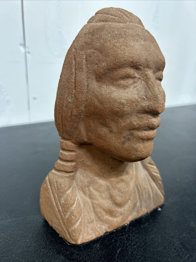 Indian Head Statue Native American Art