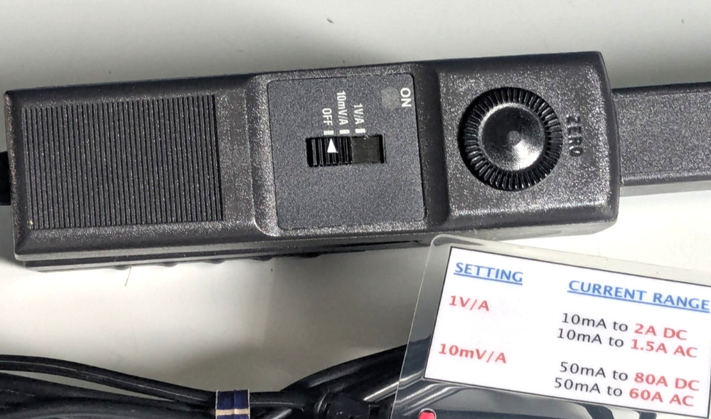 AEMC Instruments AC/DC Current Probe Model SL206 W/ Instructions