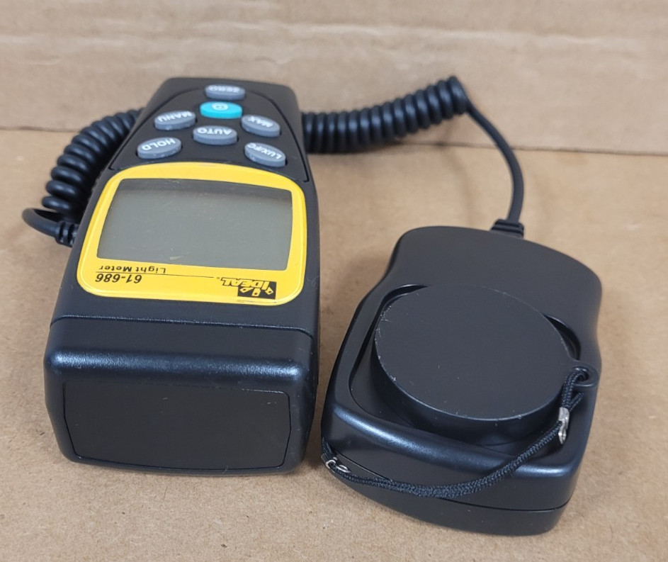 Ideal 61-686 Light Meter Probe (MISSING BATTERY COVER)
