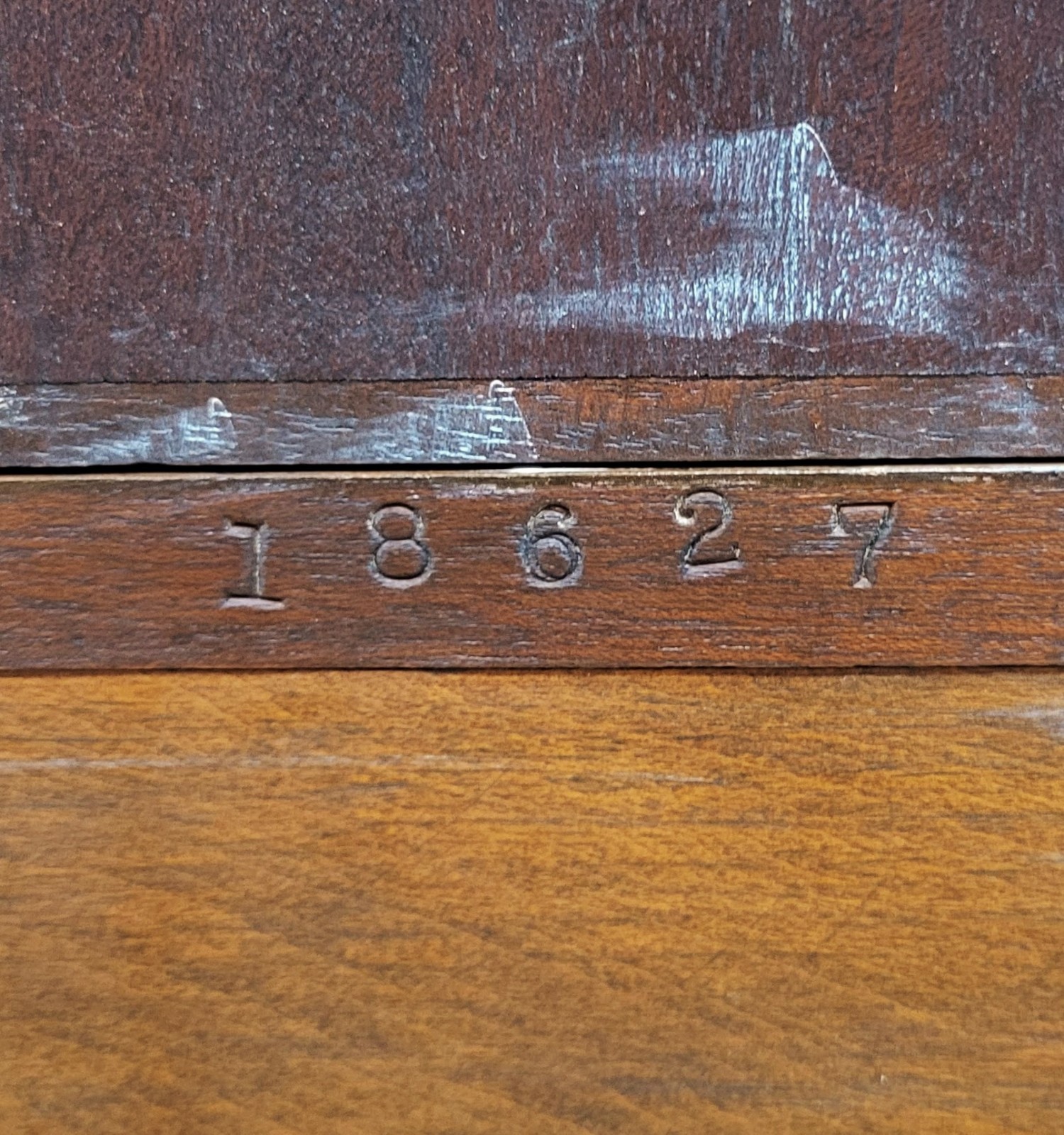 Antique AMERICAN English CHIPPENDALE Style Mahogany Arch Top BREAKFRONT Bookcase