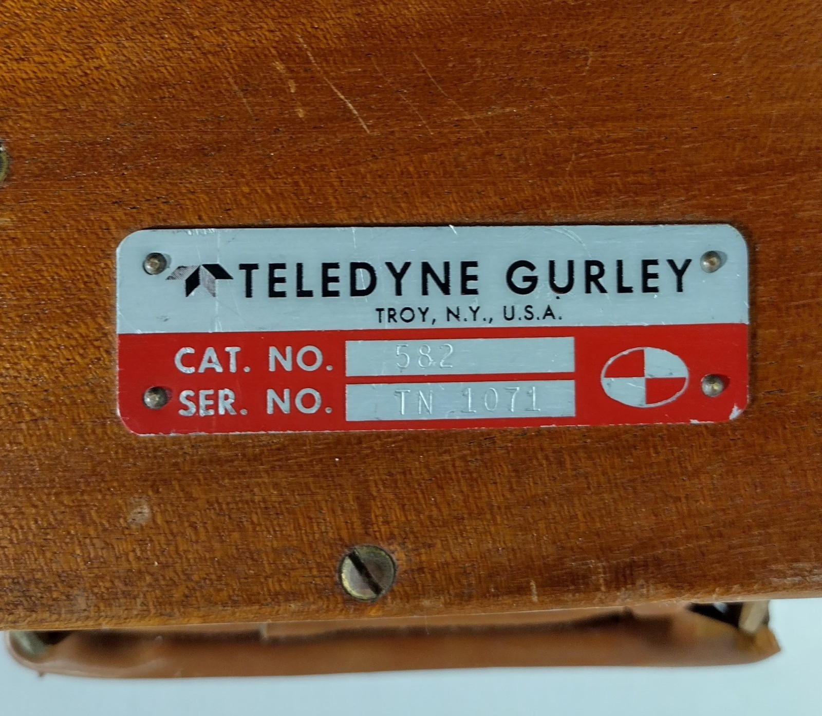 Teledyne Gurley 582 Standard Plane-Table Alidade w/Case Vintage post-1968 TN1071