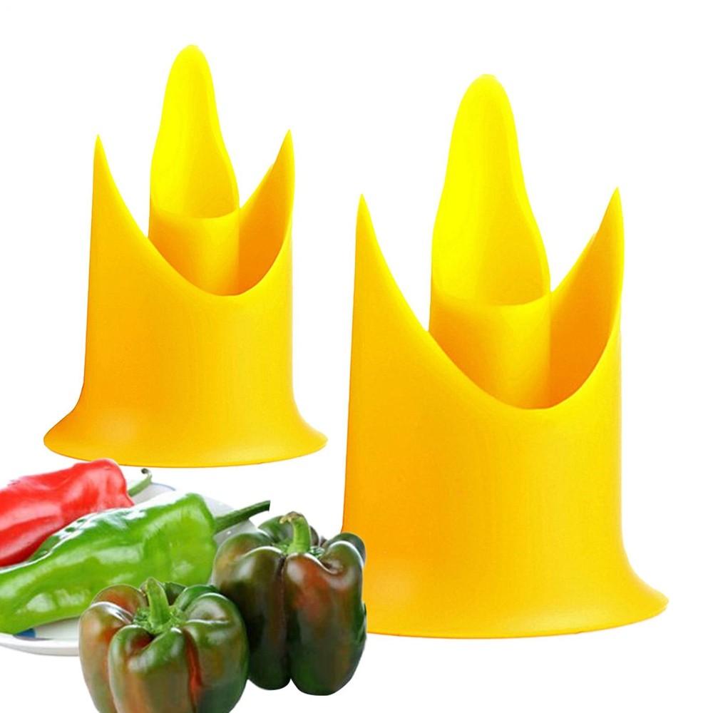 Tomato Corer Tool 2PCS Kitchen Vegetable Core Remover Portable Corer Tool Random