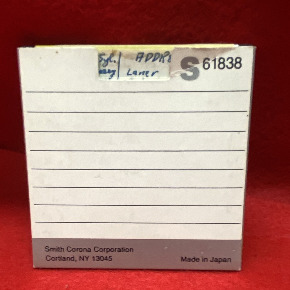 Smith Corona DataDisk 2 Sided Disk PWP 3 Tutorial S61838 Floppy Disk
