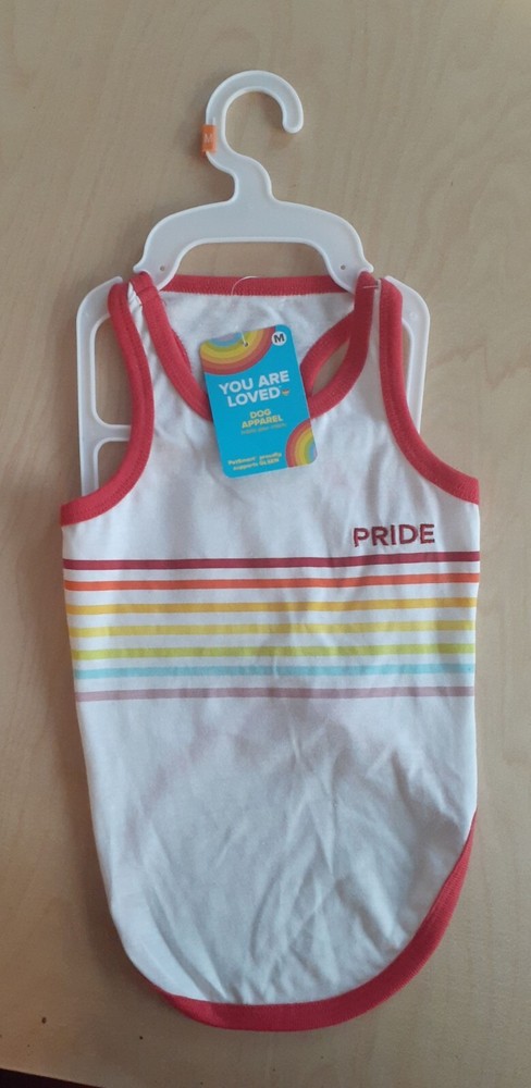 PRIDE Medium Dog shirt NWT