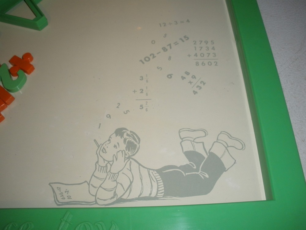 Vintage Child Guidance Magnetic Arithmetic Board #401