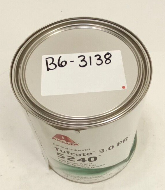 Axalta 5240 General Industrial Tufcote 3.0 PR Gray Epoxy Primer 1 Gallon