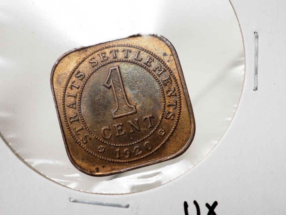 Straits Settlements Cent 1920 UNC # 3-520