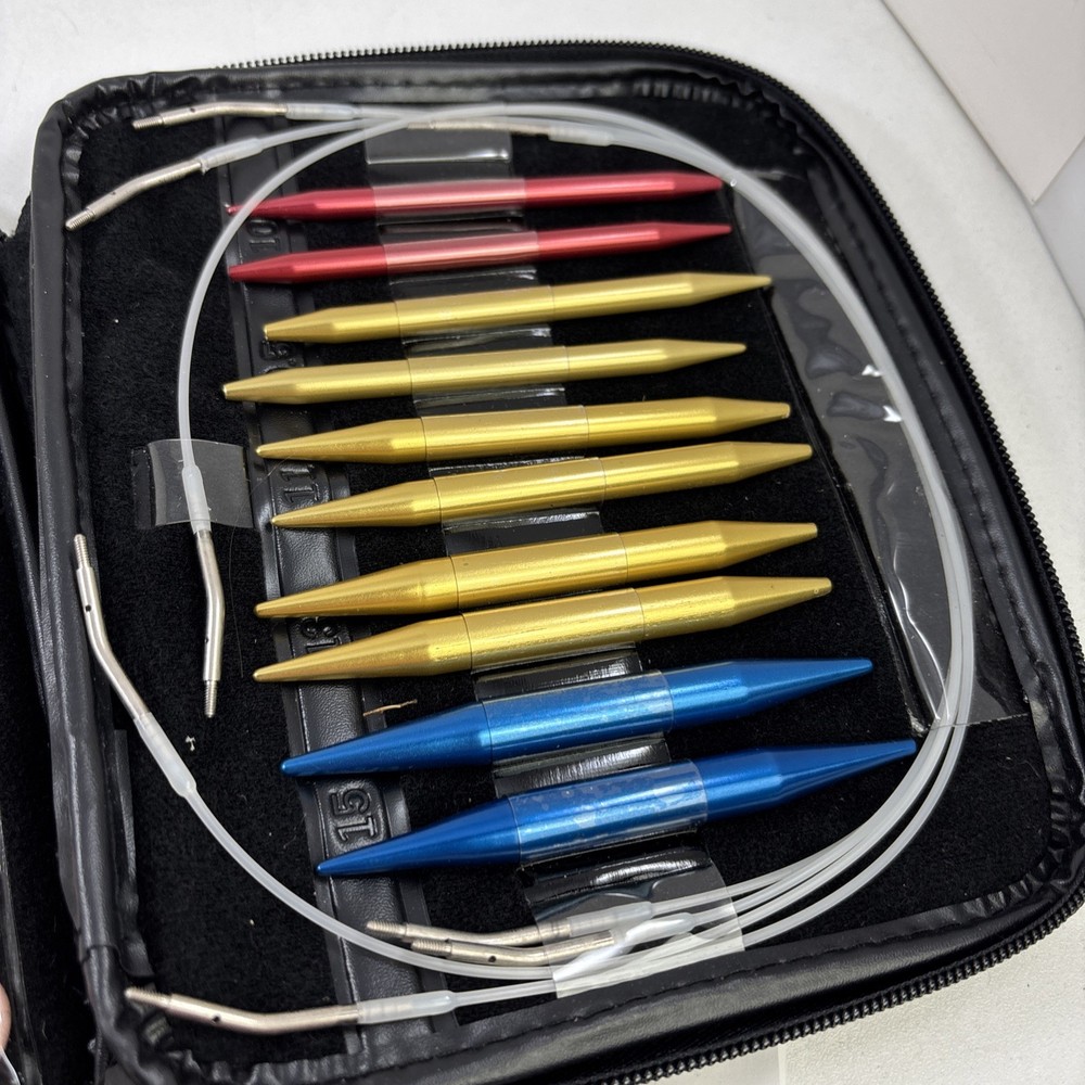 Boye Needlemaster Interchangeable Needle System Hooks Set Zip Case Crochet Knit