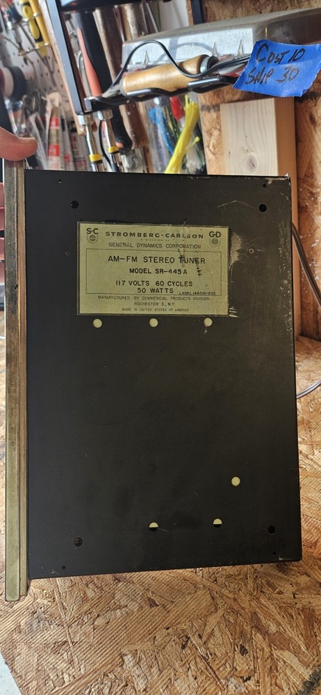 Stromberg Carlson SR 445A AM/FM Tuner