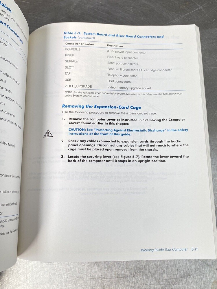 Dell Optiplex GX1 Midsize Managed PC Systems - Users Manual / Instructions Book