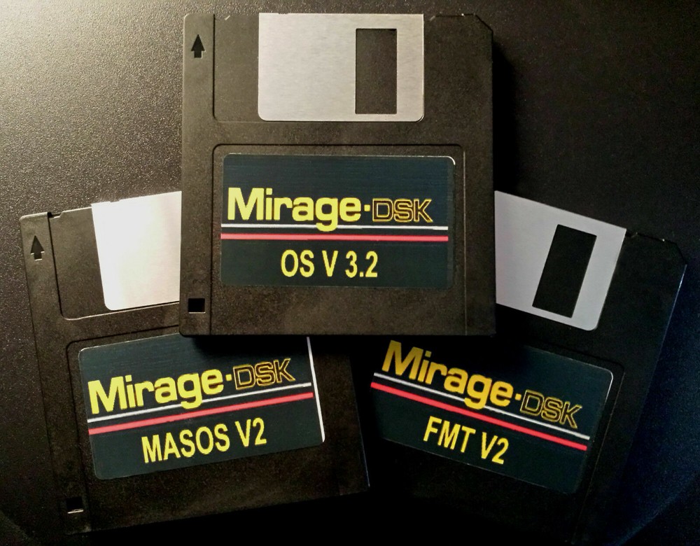 Ensoniq Mirage Operating System OS boot disk V3.2(3 Disk Set) OVER 175 SETS SOLD