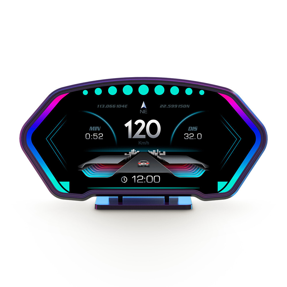 Car OBD Digital Gauge GPS Head Up Display Dashboard Speedometer Multi-Function