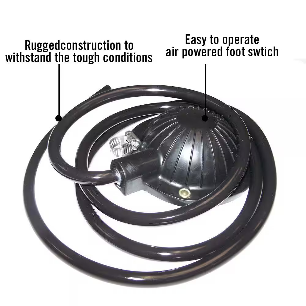 Air Activated Foot Switch Replacement Assembly/Control for Sink & Drum Drain Cle