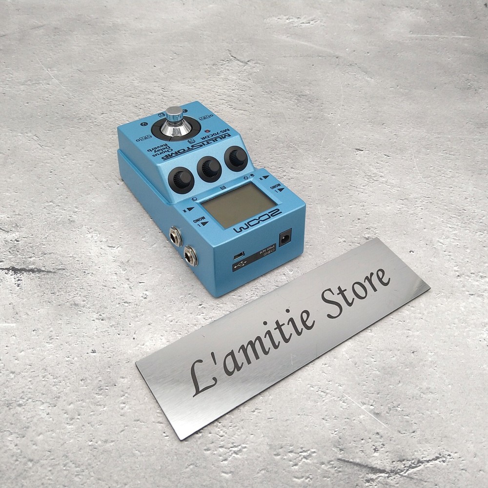 ZOOM MS-70CDR MultiStomp Chorus Delay Reverb Pedal JP MS70CDR Base Peripherals