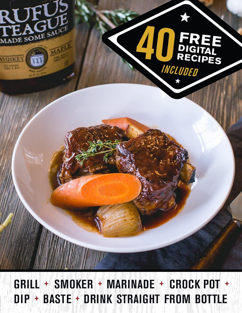 SAUCE BBQ WHISKEY MAPLE 16OZ