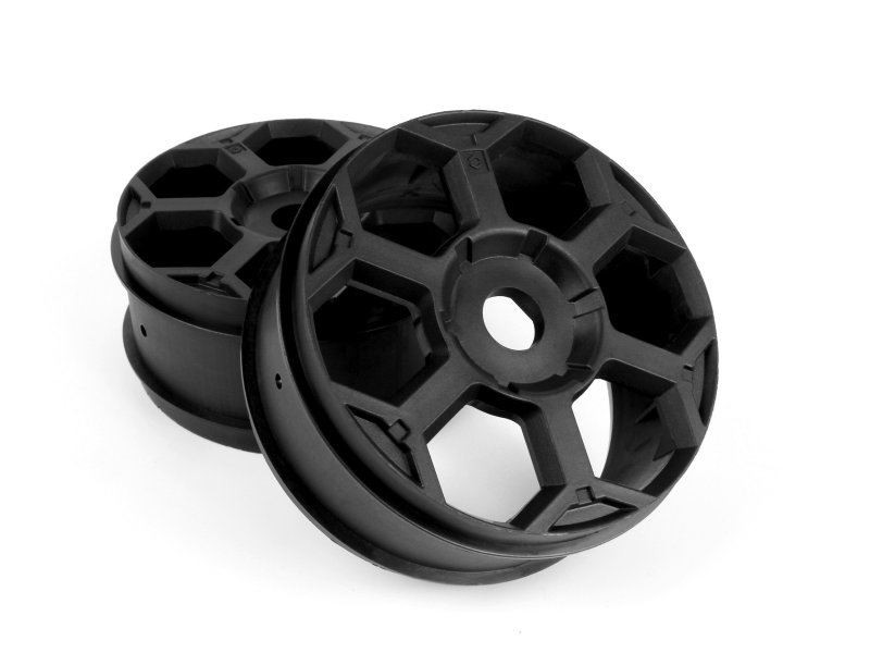 HPI Racing - Hexcode 1/8 Buggy Wheels, Black (2pcs)