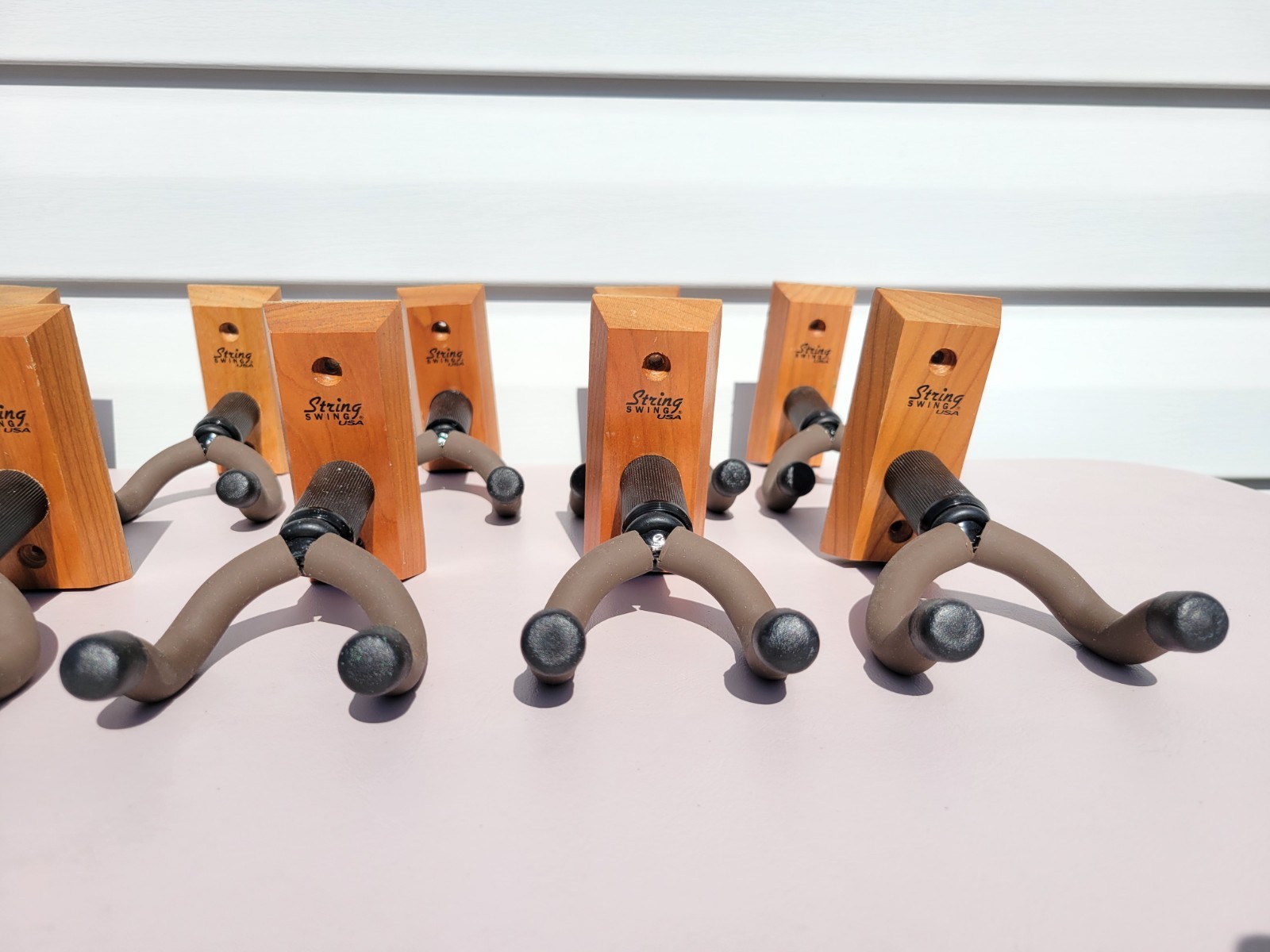 Lot of 10 String Swing CC01 Guitar Hanger Wall Mount Holder with Screws