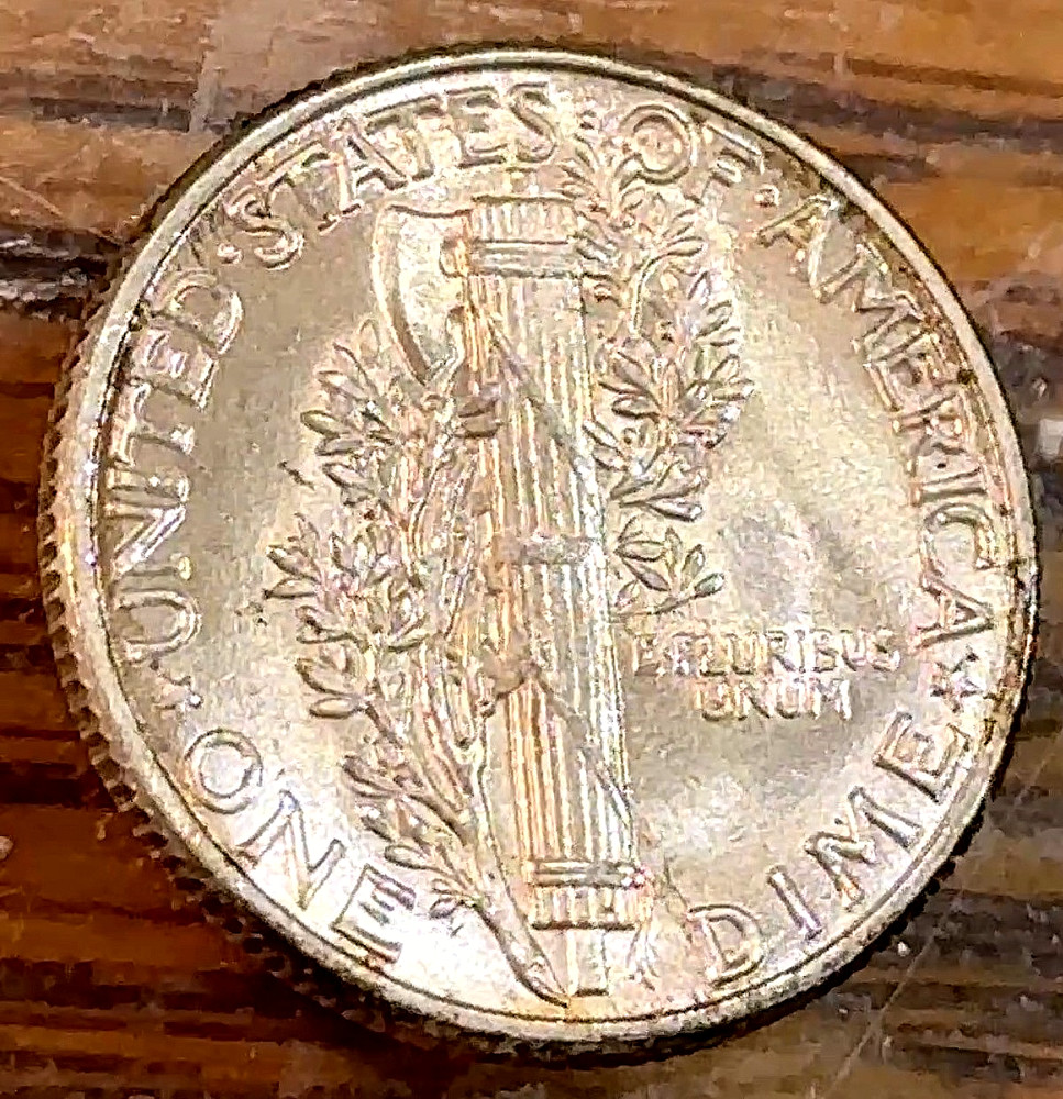 1945 Mercury Dime Nice Original SuperGem BU CHRC