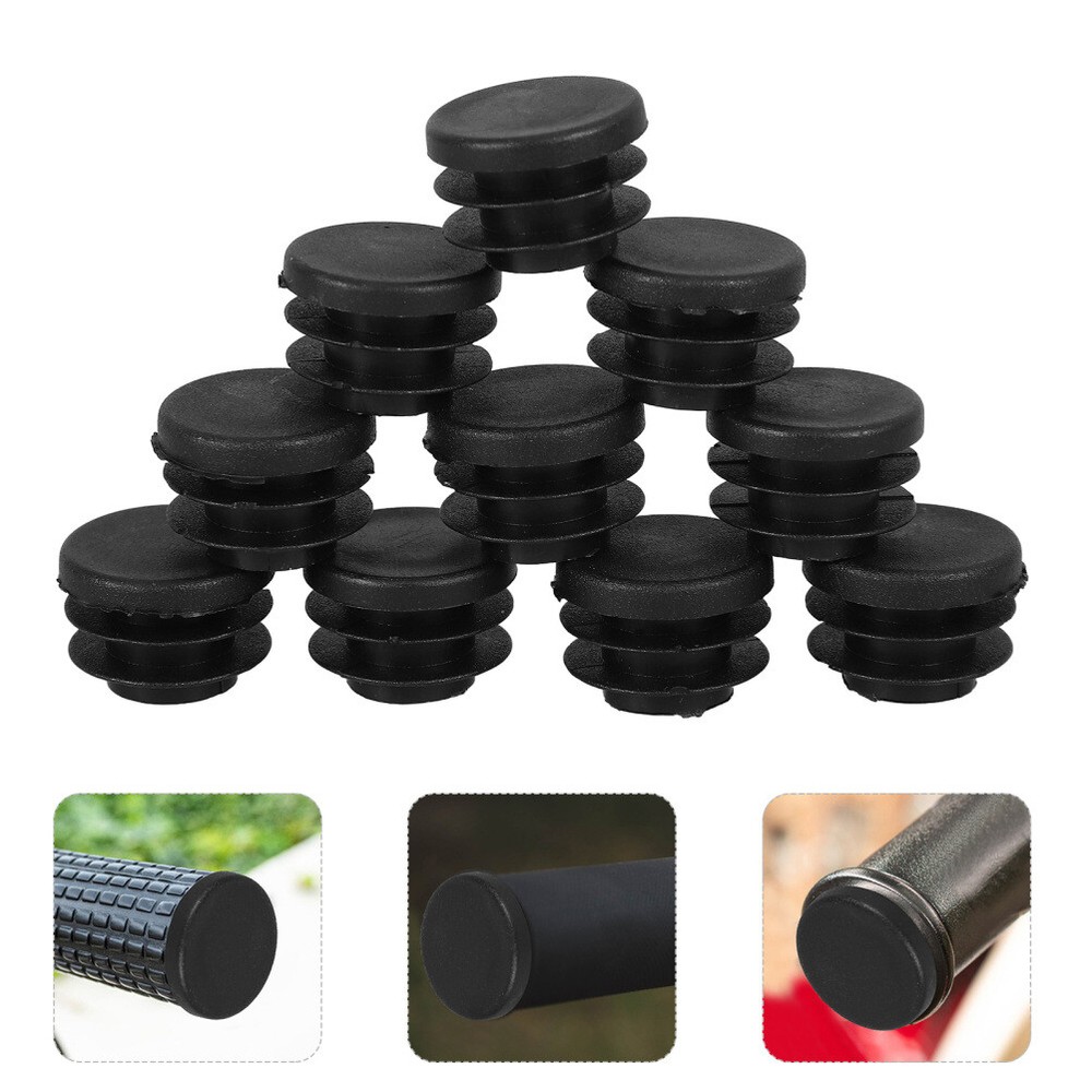 10 Pcs Bar End Caps Bike Grip Plugs Replaceable Handlebar Child