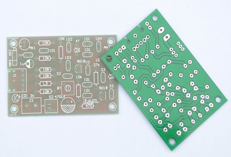 FM MP3 Radio Transmitter Wireless Microphone Broadcast Launch Board Audio kits