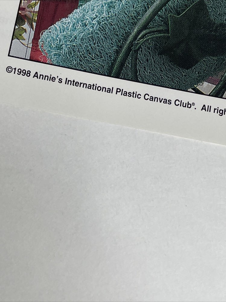 Crazy Quilt Basket Annie's Plastic Canvas Pattern