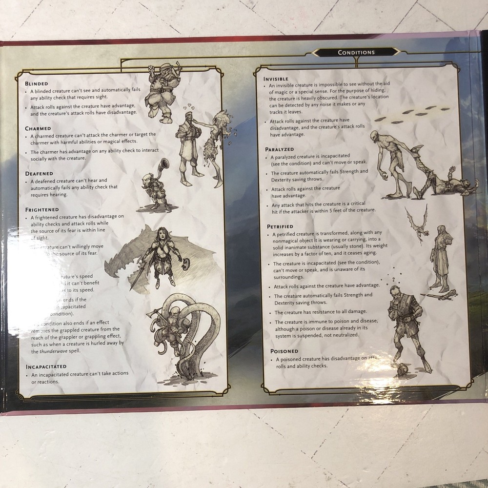 Dungeons & Dragons 5th Edition 5E 4-Panel DM's Dungeon Master's Screen 2017