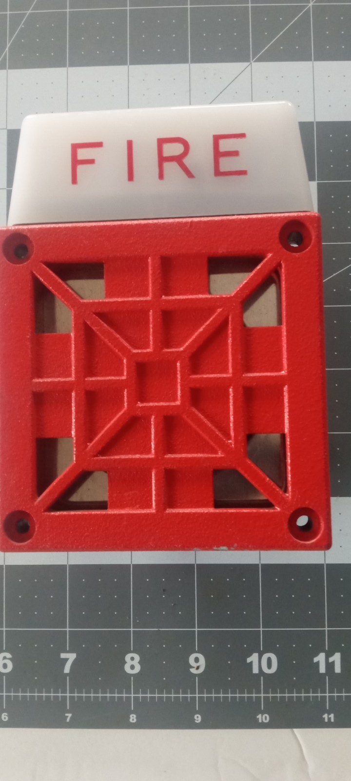 Vintage Wheelock 7002T-12 Fire  Alarm Strobe - Listing will end Monday 3/16