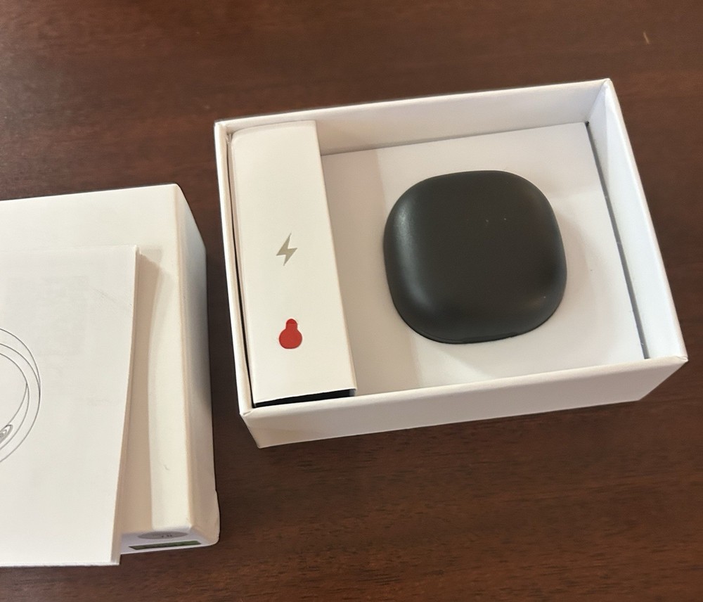 QRing R03+ Smart Ring Activity Tracker Silver Size 7 Water-Resistant