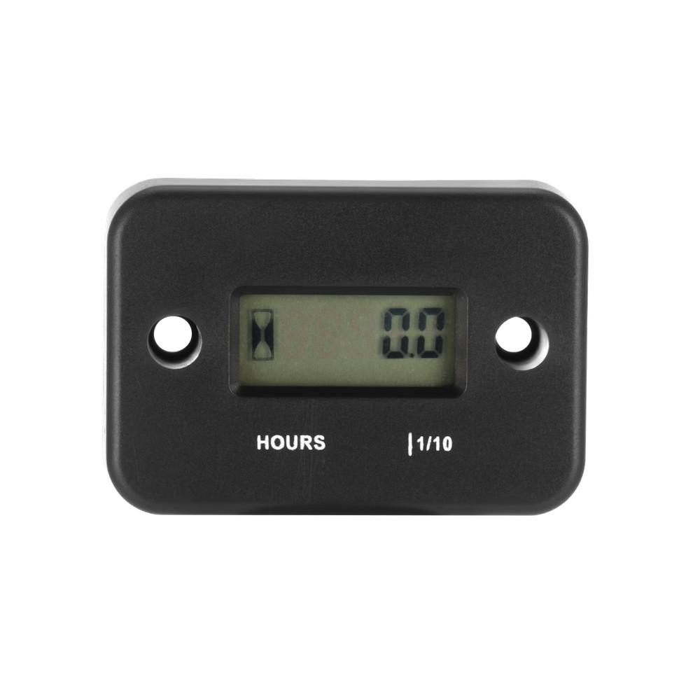 Digital Inductive Hour Meter Waterproof For Lawn Mower Motorcycle US