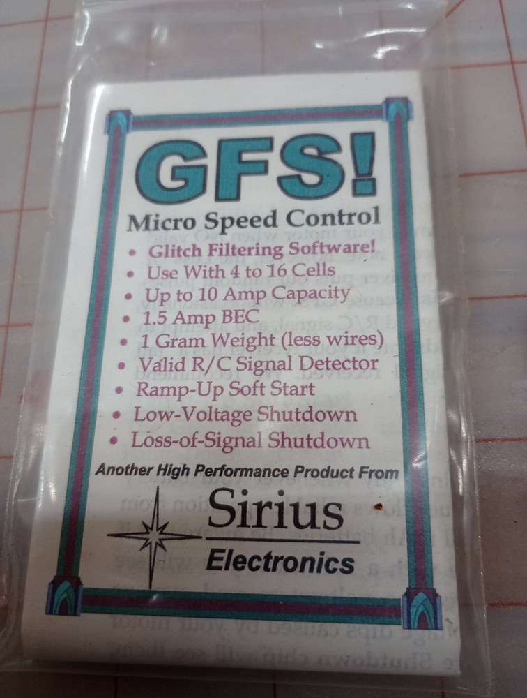 Sirius Micro Speed Controller Esc