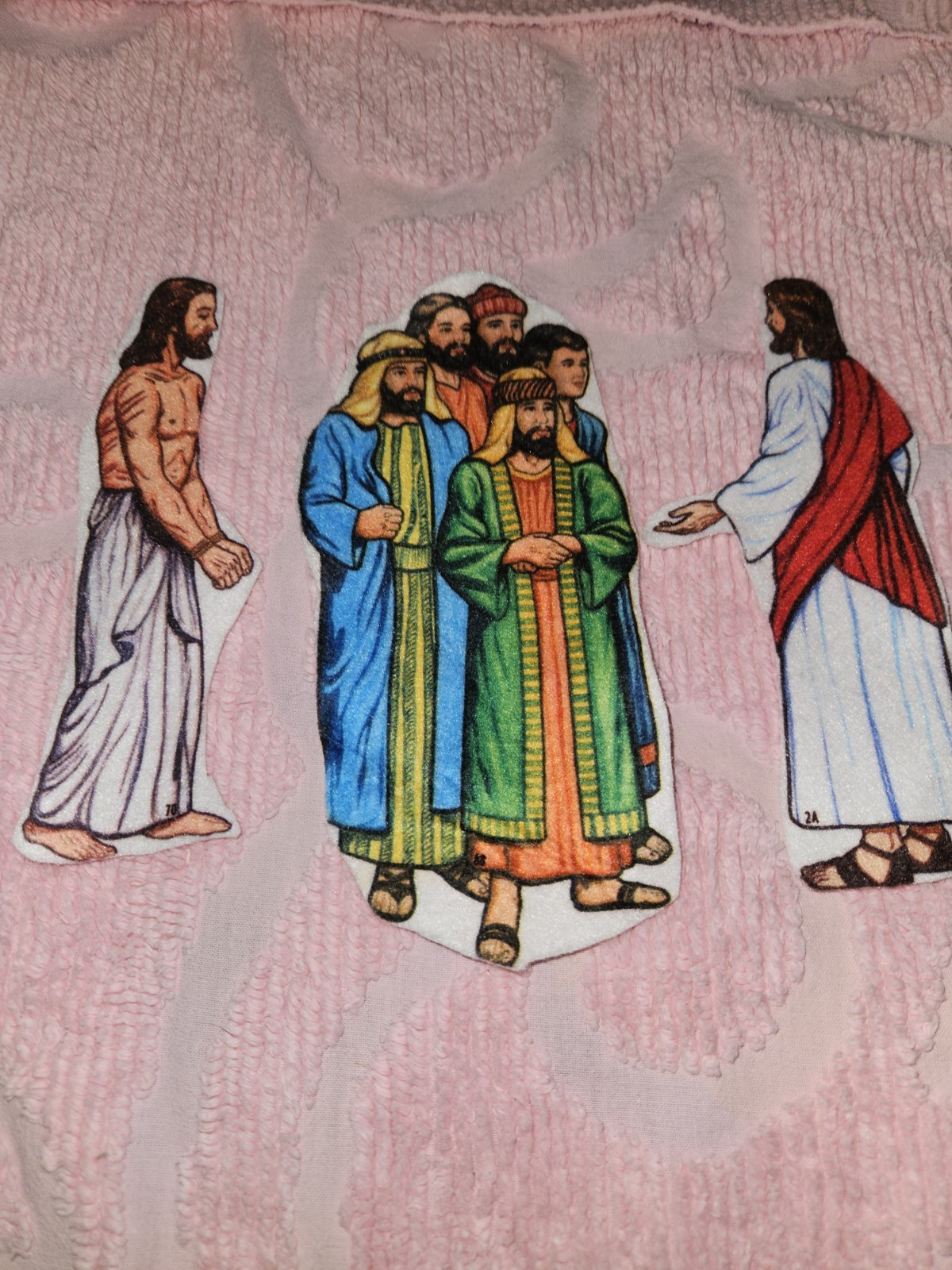 Huge Lot Of 58 Betty Lukens Vintage Bible Stories Felt Lot Characters Animals