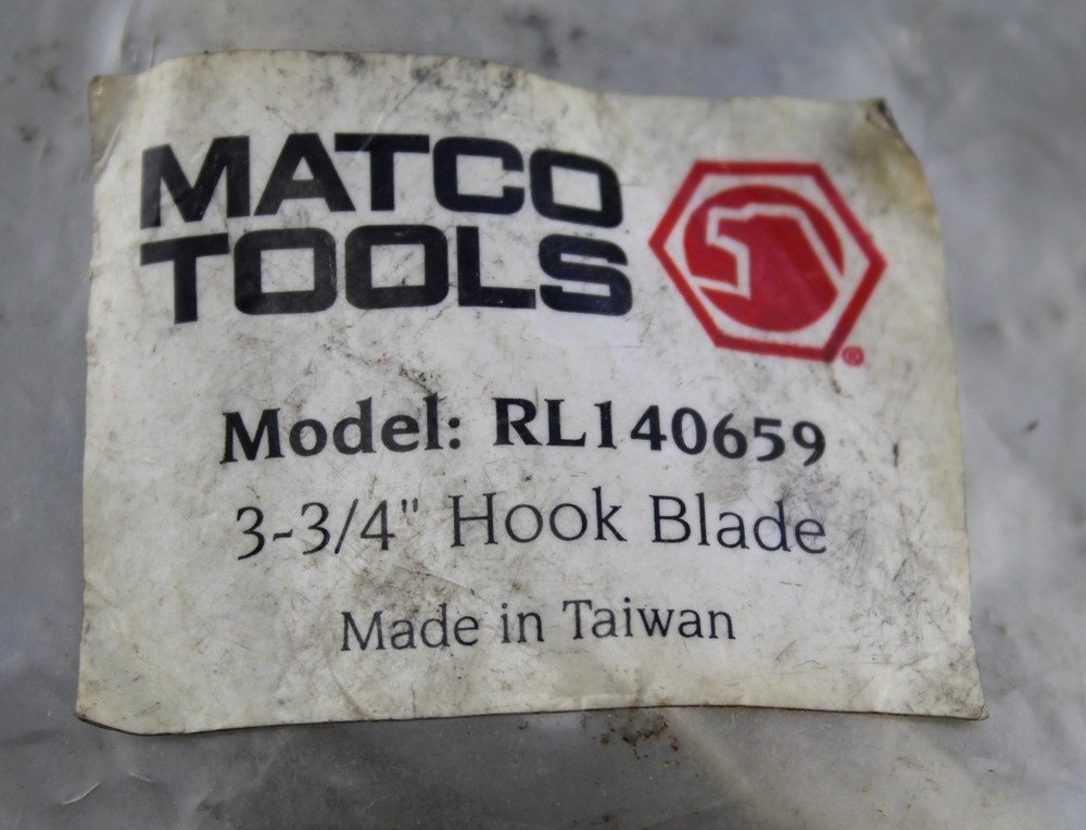 Matco Tools RL140659 Replaceable Razor Hook Blade