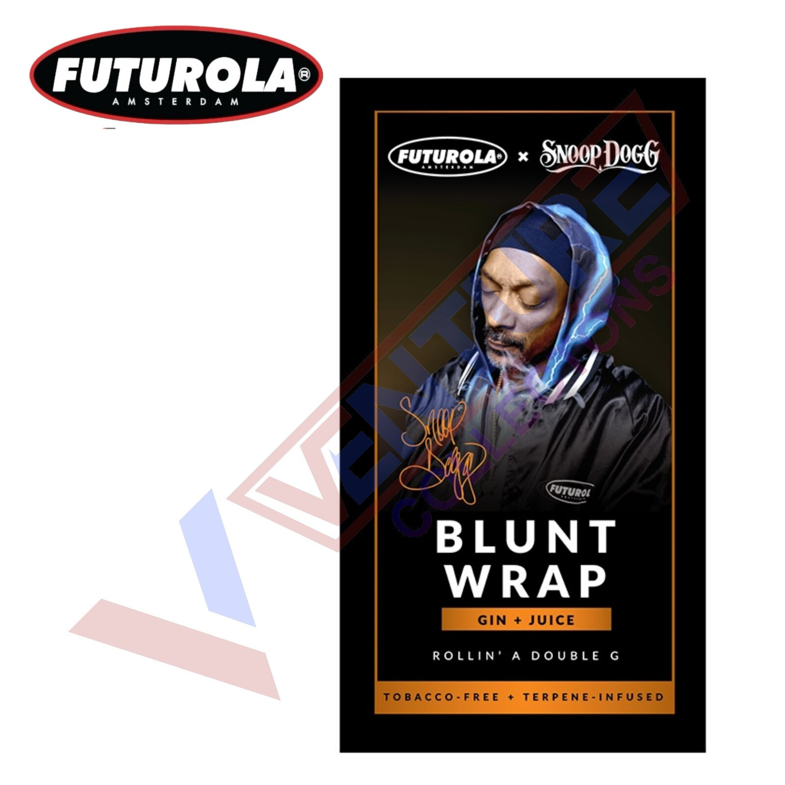 SNOOP DOG Futurola The Toad Wrap Full Box 25 Packs x 1 Wrap - FREE SHIPPING